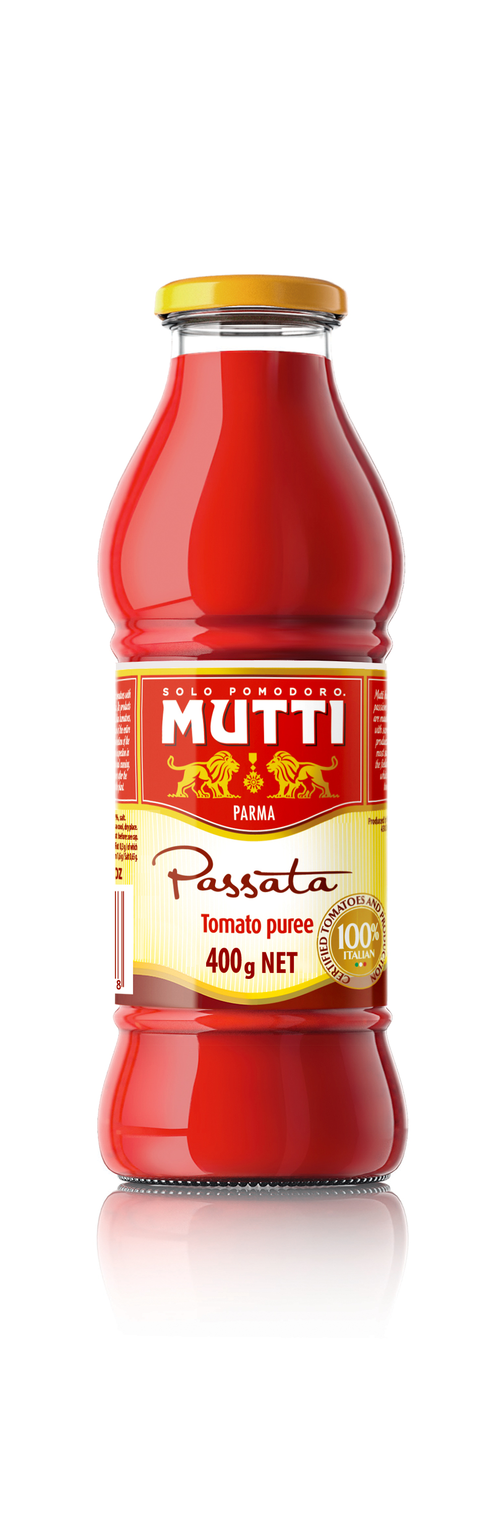Tomato Puree - Bottle 400g. single Mutti 400g